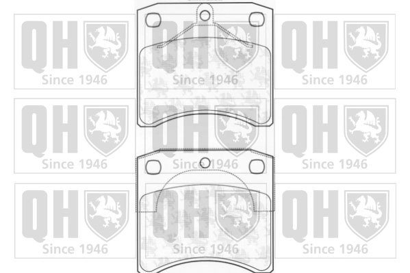 Колодки тормозные дисковые QUINTON HAZELL BP978