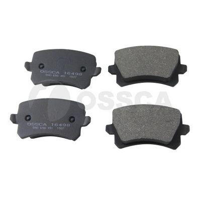 Колодки тормозные дисковые задние OSSCA 16498