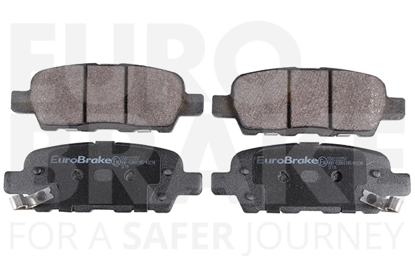 Тормозные колодки дисковые задние EUROBRAKE 5502222257