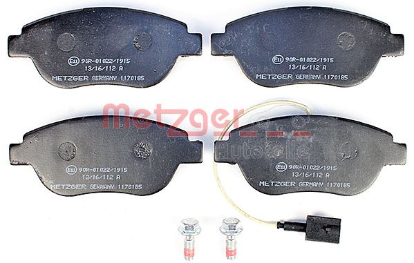 Колодки тормозные дисковые METZGER 1170185