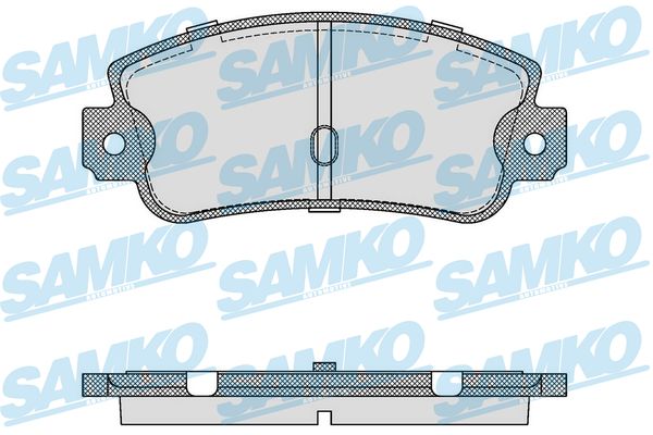 Колодки тормозные дисковые SAMKO 5SP106