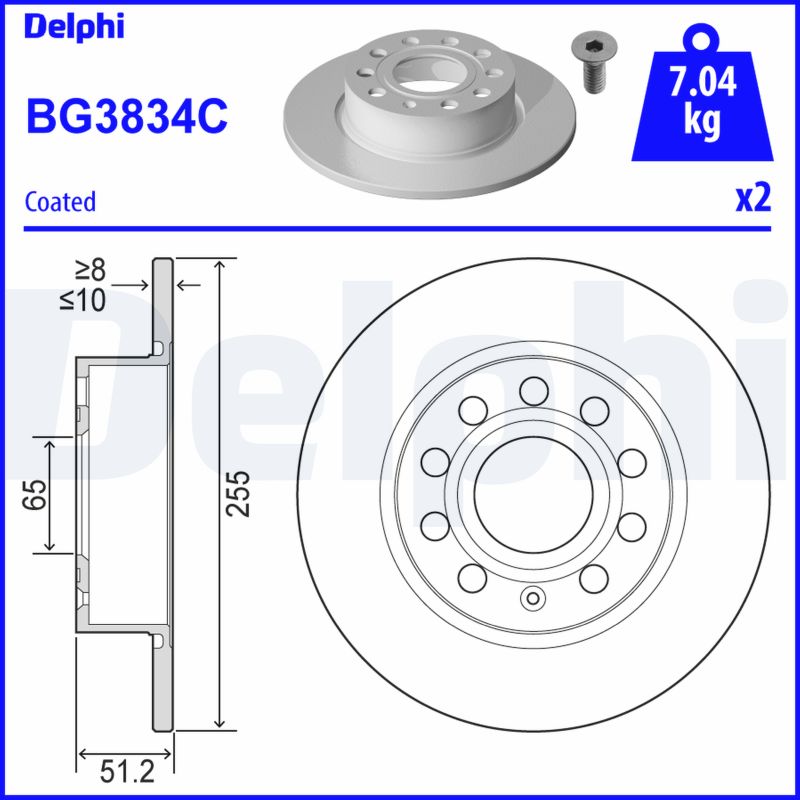 Запчасть DELPHI BG3834C