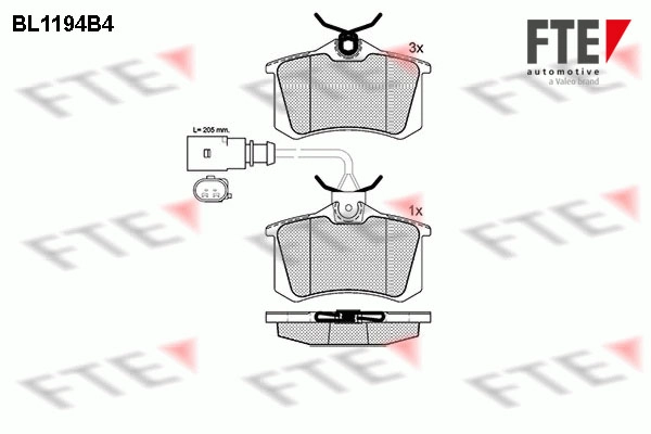 Запчасть FTE BL1194B4