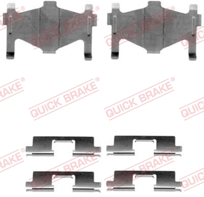 Комплект монтажный тормозных колодок QUICK BRAKE 109-1136