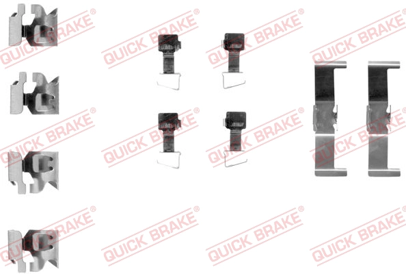 Комплектующие колодок дискового тормоза QUICK BRAKE 109-1034