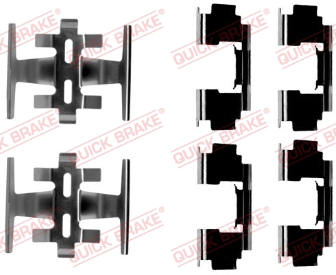 Комплектующие колодок дискового тормоза QUICK BRAKE 109-1088
