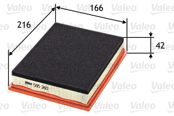 Фильтр воздушный VALEO 585260