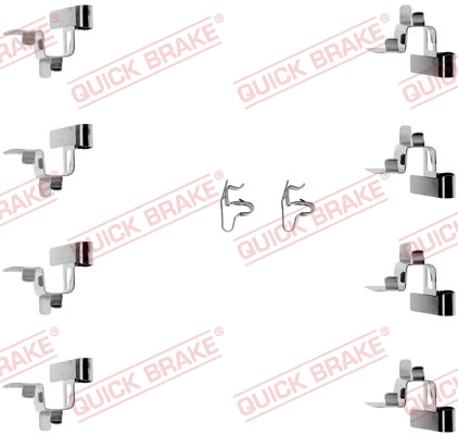 Комплектующие колодок дискового тормоза QUICK BRAKE 109-1191