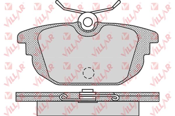 Колодки тормозные дисковые VILLAR 626.0736