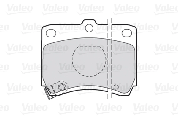 Колодки тормозные VALEO 301268