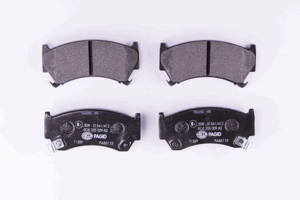 Колодки тормозные дисковые HELLA/BEHR/PAGID 8DB355009-821