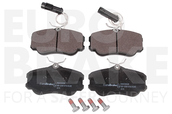 Тормозные колодки дисковые передние EUROBRAKE 5502222328