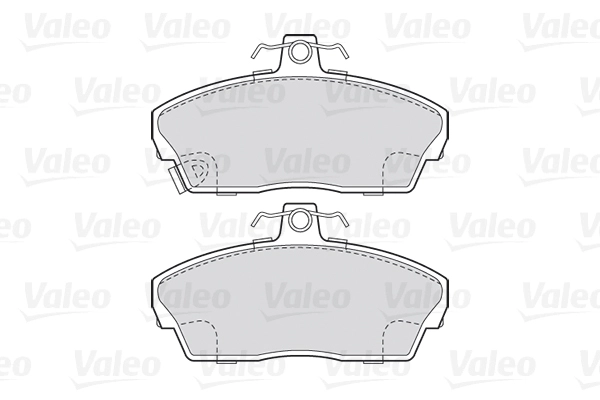 Колодки торм пер VALEO 301022