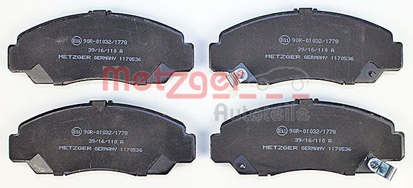 Колодки тормозные дисковые METZGER 1170536