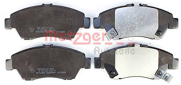 Колодки тормозные дисковые METZGER 1170388