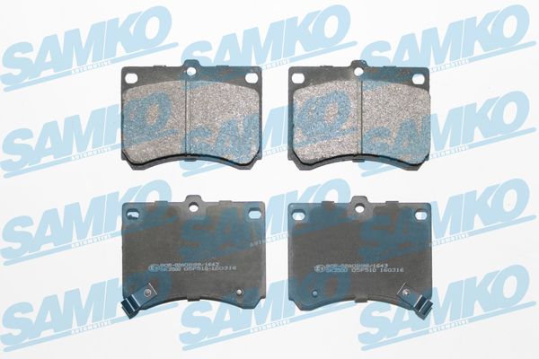 Колодки тормозные дисковые SAMKO 5SP510