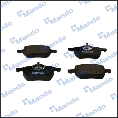 Колодки тормозные дисковые MANDO MBF015117
