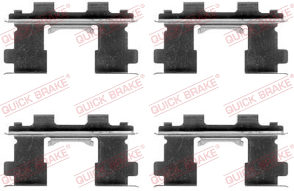 Комплект монтажный тормозных колодок QUICK BRAKE 109-1253