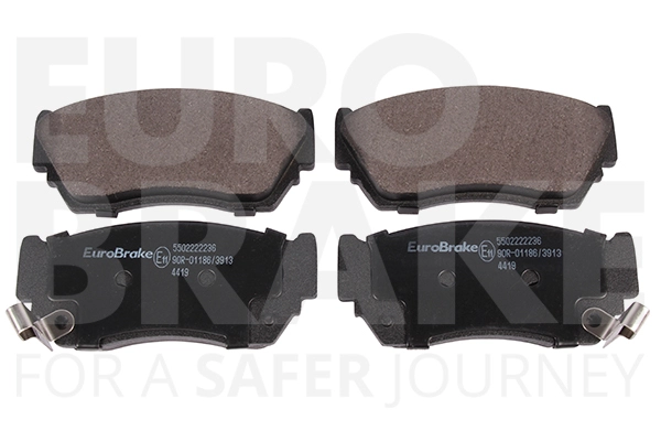 Тормозные колодки дисковые передние EUROBRAKE 5502222236