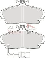 Комплект тормозных колодок дисковый торм ALLIED NIPPON ADB1256