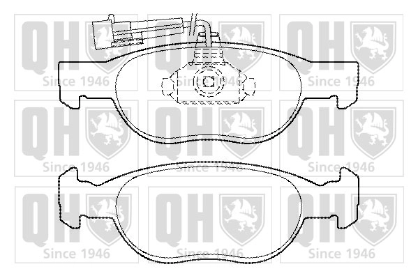 Колодки тормозные QUINTON HAZELL BP1340