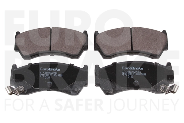 Тормозные колодки дисковые передние EUROBRAKE 5502222244
