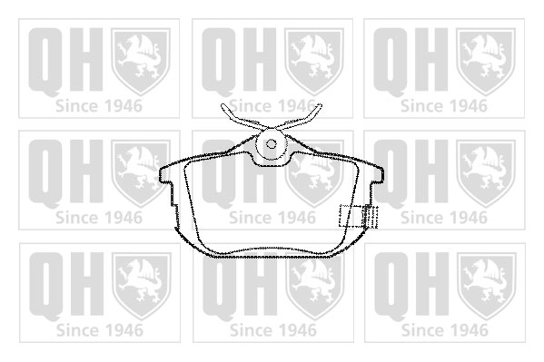 Колодки тормозные QUINTON HAZELL BP973