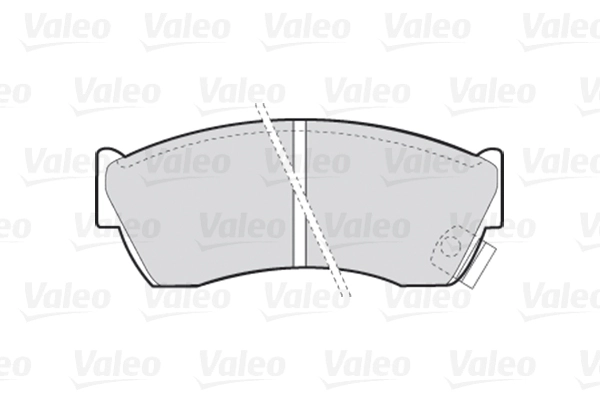 Колодки торм пер VALEO 301666