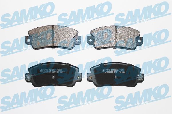 Колодки тормозные дисковые SAMKO 5SP128