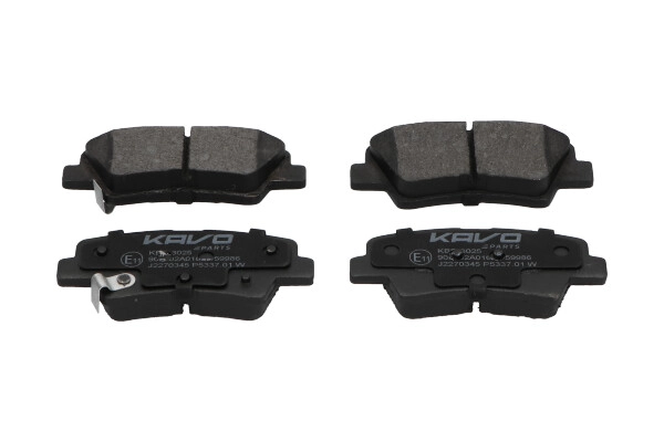 Колодки тормозные дисковые KAVO PARTS KBP3025