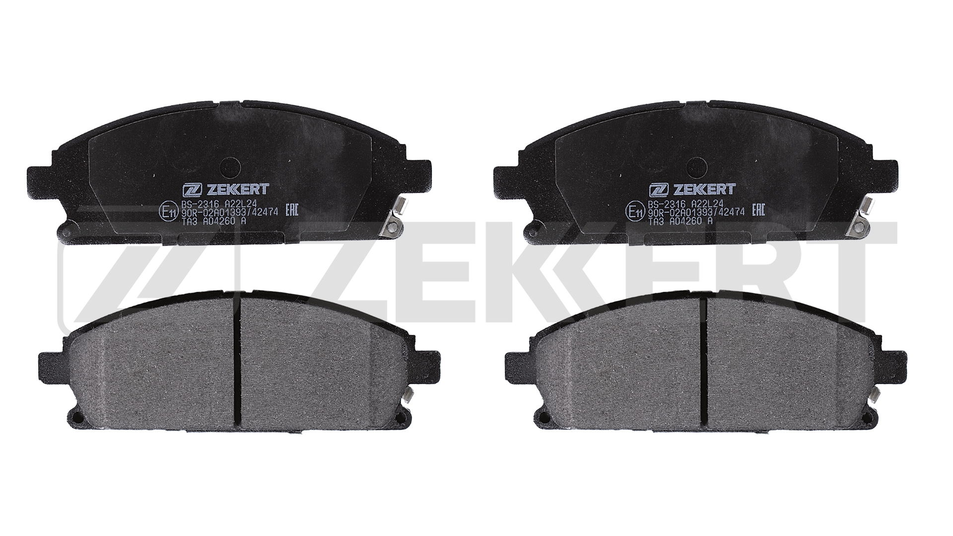 Колодки тормозные ZEKKERT BS2316
