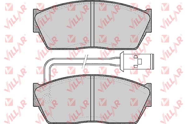 Колодки тормозные дисковые VILLAR 626.0308