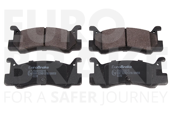 Тормозные колодки дисковые задние EUROBRAKE 5502223215