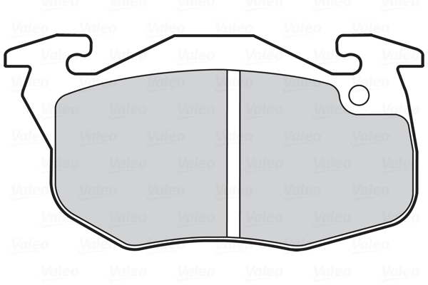 Колодки торм пер VALEO 301155
