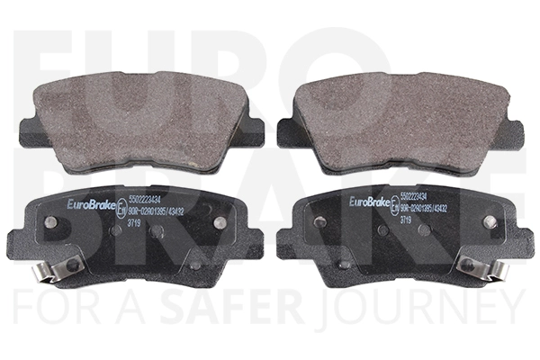 Тормозные колодки дисковые задние EUROBRAKE 5502223434