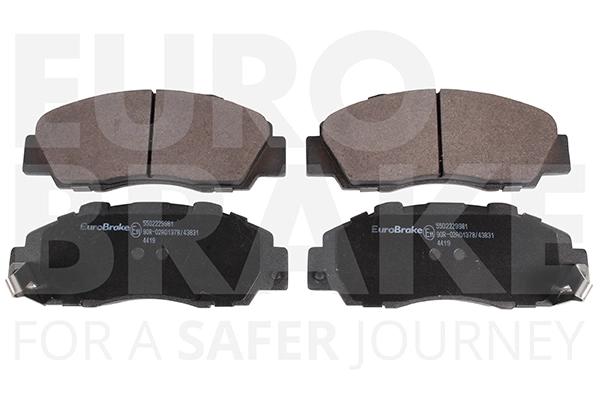 Тормозные колодки дисковые передние EUROBRAKE 5502229981