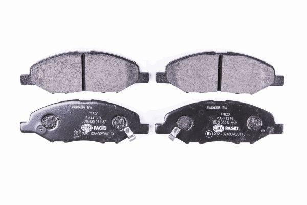 Колодки тормозные дисковые HELLA/BEHR/PAGID 8DB355014371