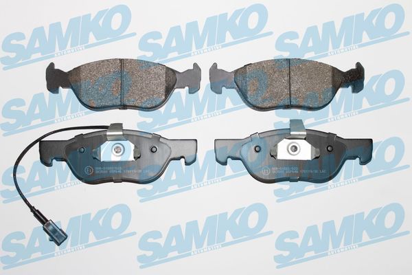 Колодки тормозные дисковые SAMKO 5SP646