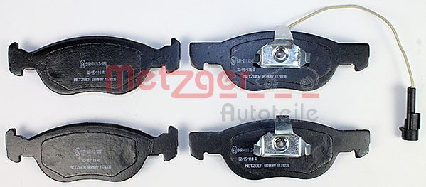 Колодки тормозные дисковые METZGER 1170338