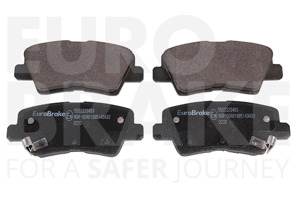 Тормозные колодки дисковые задние EUROBRAKE 5502223463