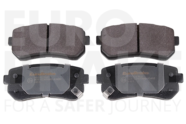 Тормозные колодки дисковые задние EUROBRAKE 5502223521