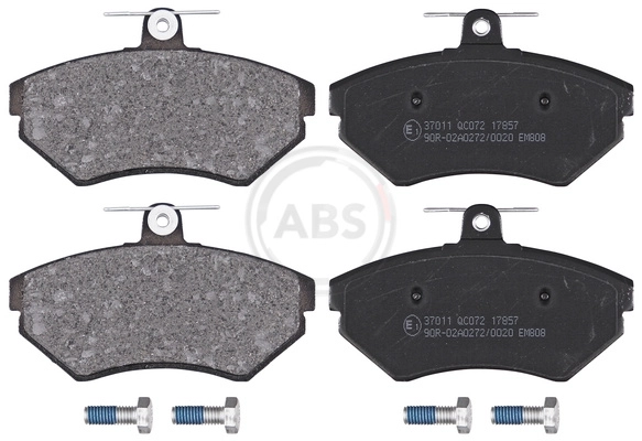 Колодки торм пер audi a4/vw passat 96- 16mm без.д A.B.S. 37011