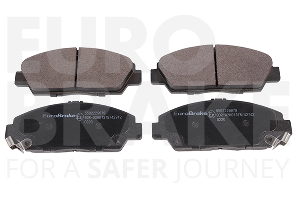 Тормозные колодки дисковые передние EUROBRAKE 5502229979