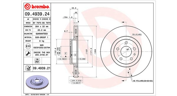 Диск тормозной MAGNETI MARELLI 360406000300