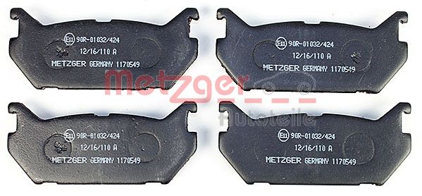 Колодки тормозные дисковые METZGER 1170549