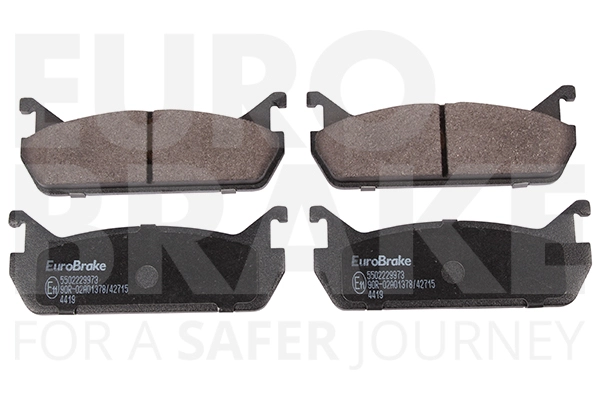 Тормозные колодки дисковые задние EUROBRAKE 5502229973
