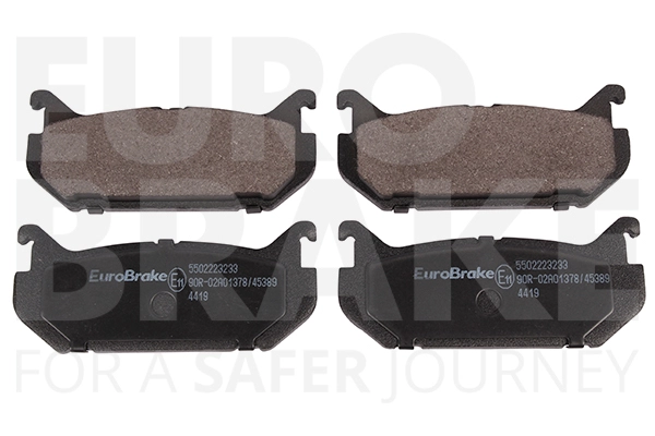 Тормозные колодки дисковые задние EUROBRAKE 5502223233