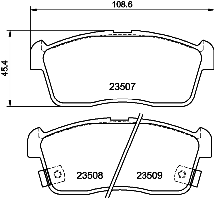 Колодки тормозные HELLA/BEHR/PAGID 8DB355027581