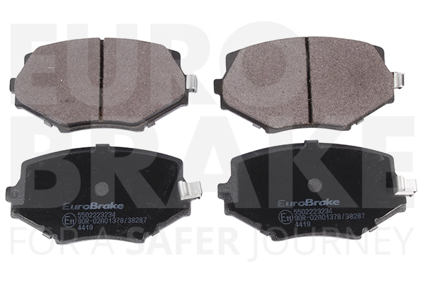 Тормозные колодки дисковые передние EUROBRAKE 5502223234