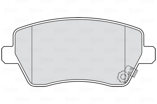 Колодки тормозные дисковые VALEO 301847
